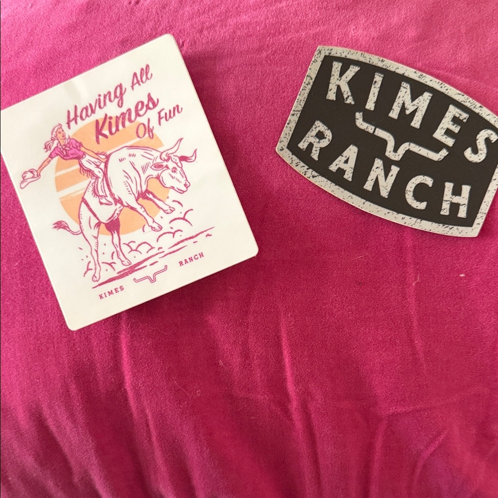 Kimes Ranch Pink Rodeo Sticker Duo